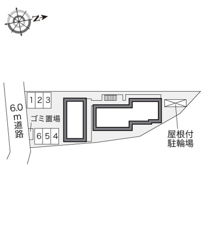 レオパレスエルザ２ 配置図