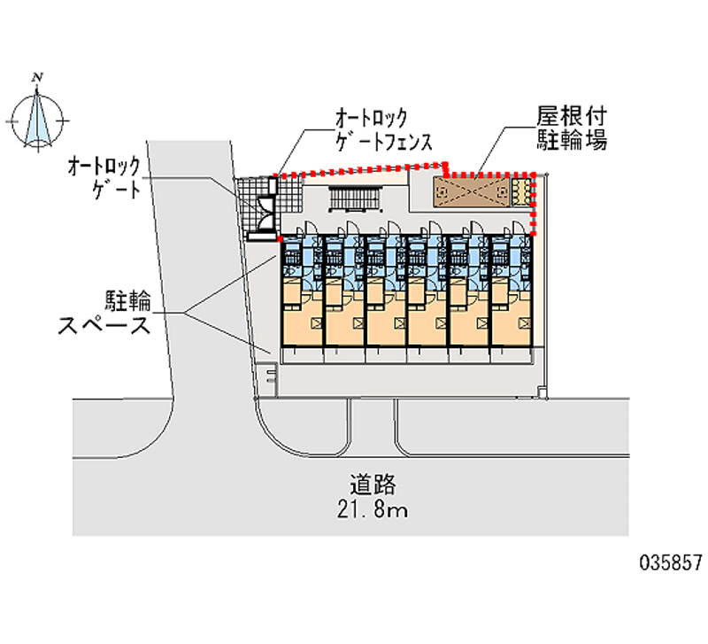 レオパレスコウド 区画図