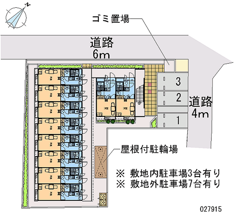 27915月租停车场