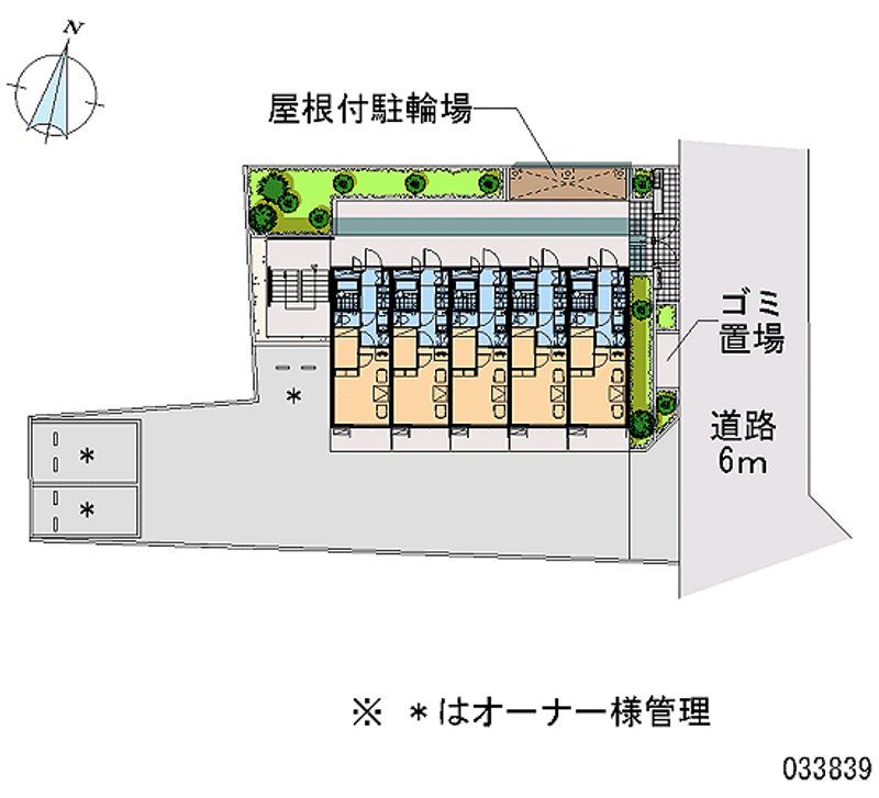 レオパレスプリシード 区画図