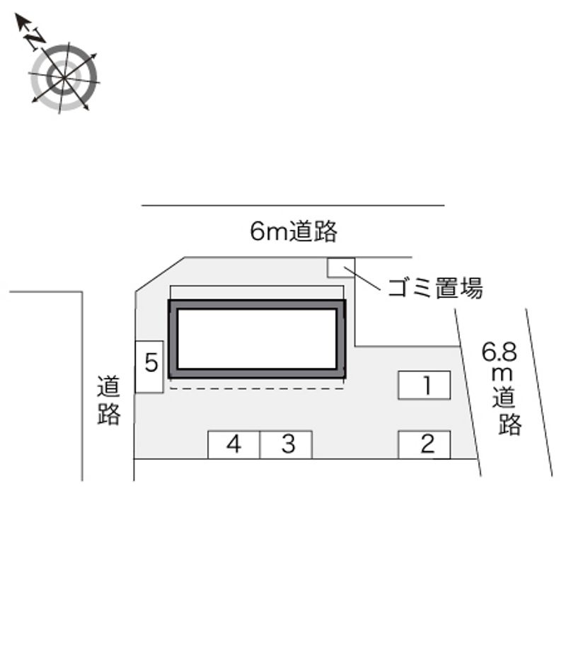 レオパレスフォンティーヌ 配置図