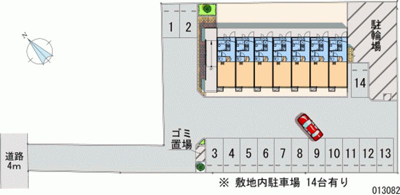 13082 Monthly parking lot