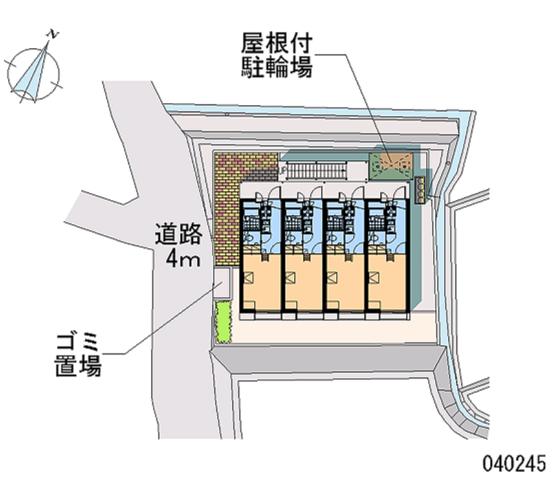 レオパレスセヴィルⅡ 区画図