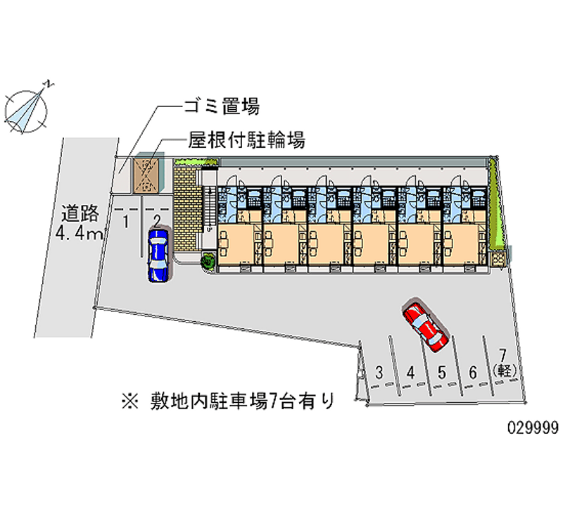 レオパレス泉 月極駐車場