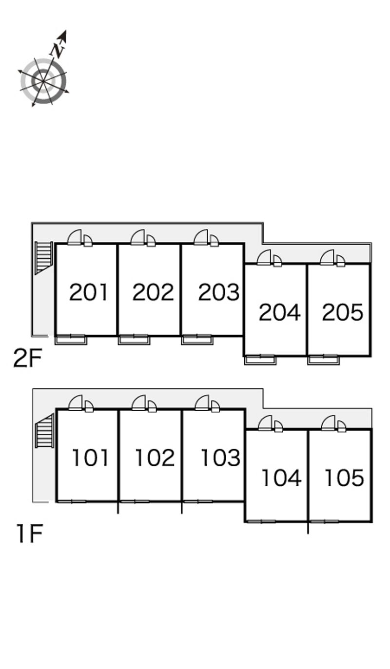 レオパレスＬＡＣ 間取配置図