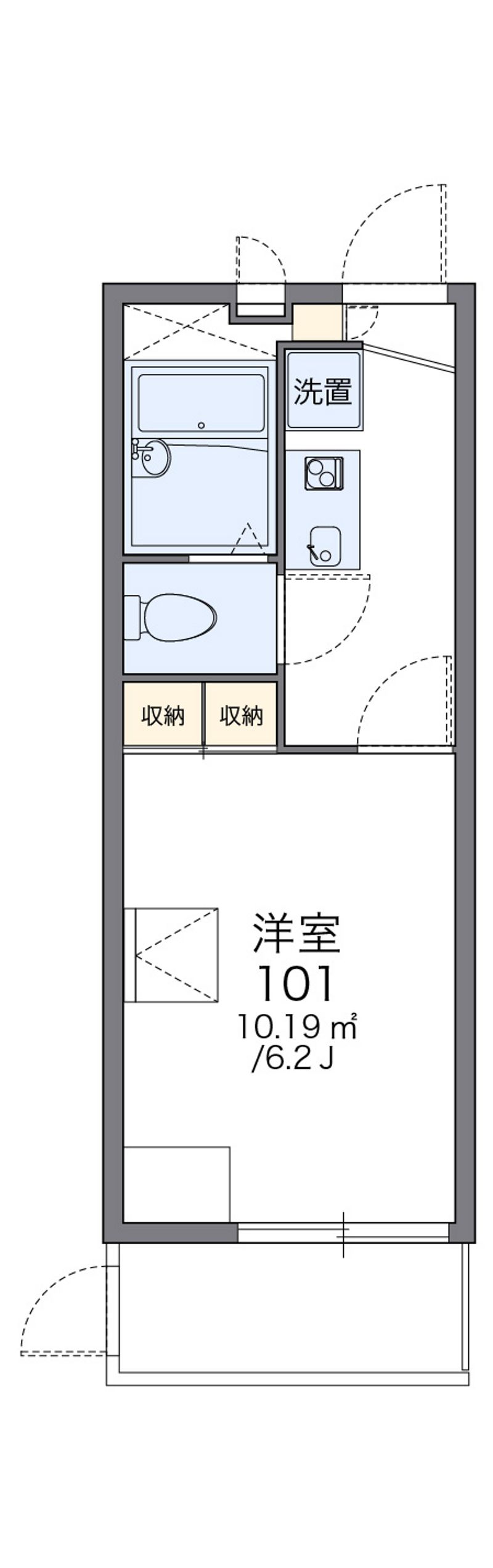 レオパレスＥＬＡＮⅡ 間取図