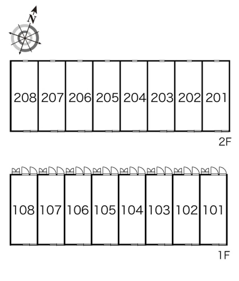 レオパレスラ・プランタン 間取配置図