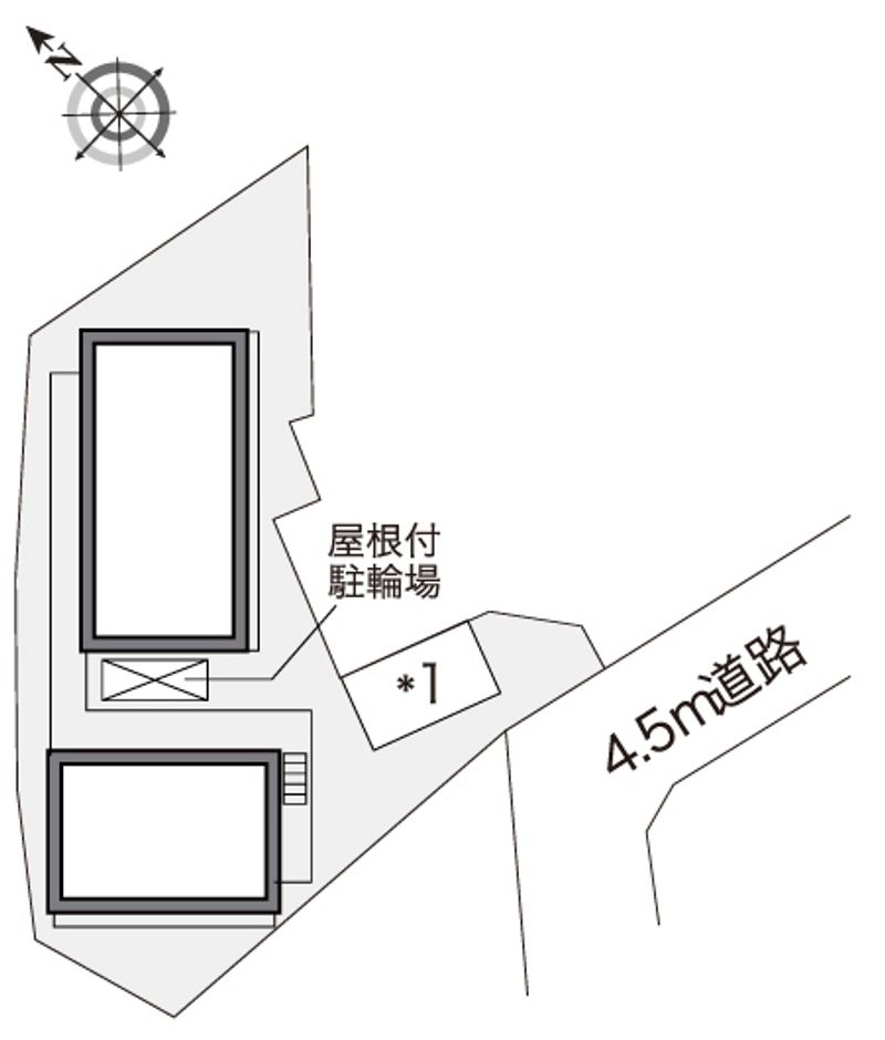 レオパレスアトリオ 配置図