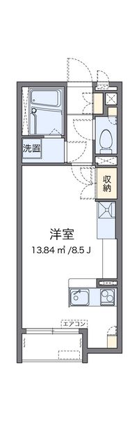 レオネクスト幕張ザ　ファースト 間取り図