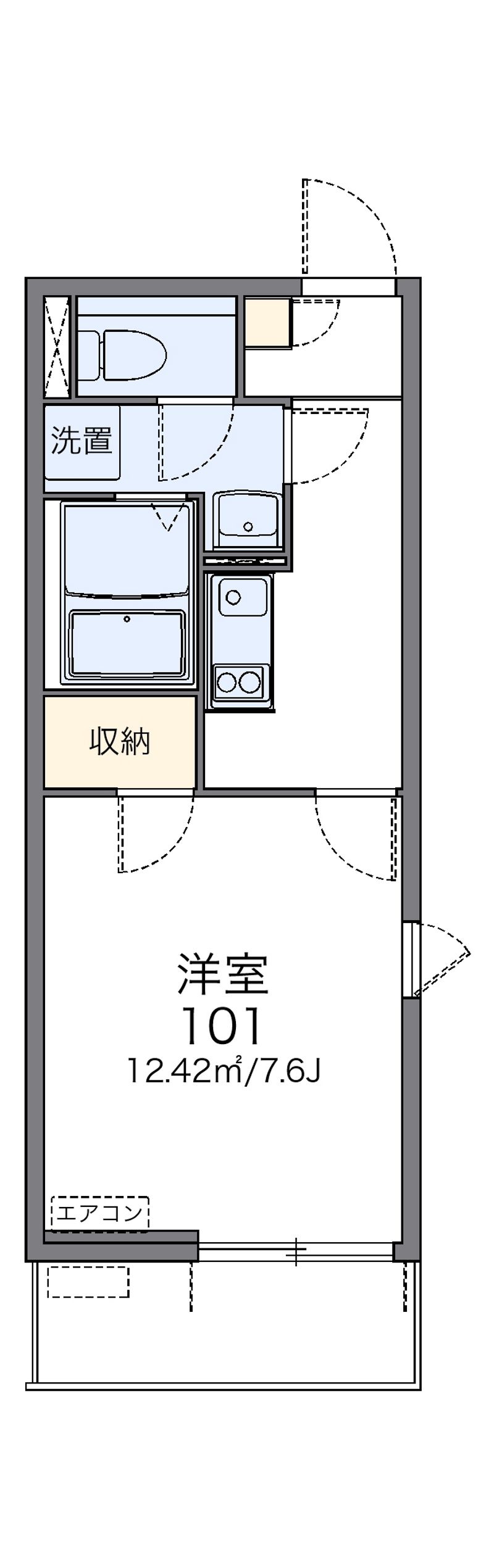 レオネクストフェルゼ津田沼 間取図