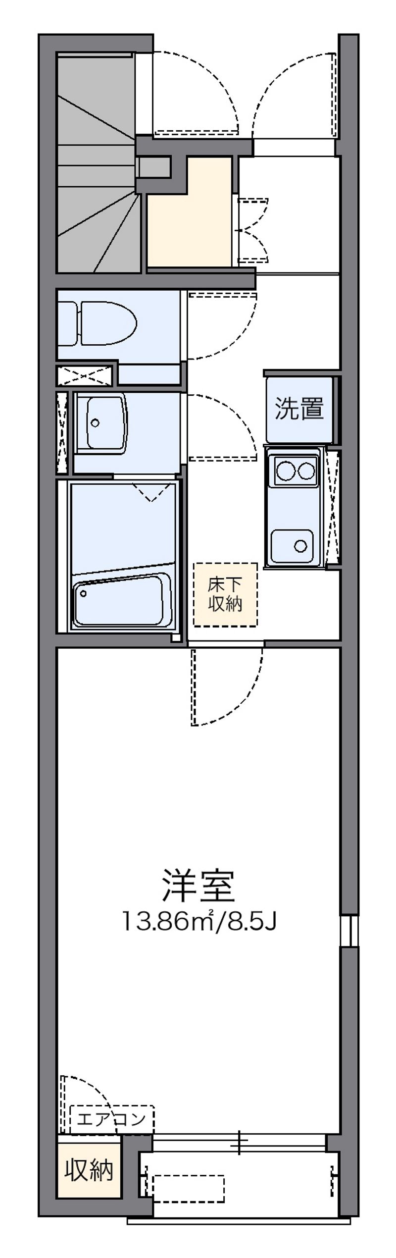 レオネクストＫＡＯＲＵハウス 間取図