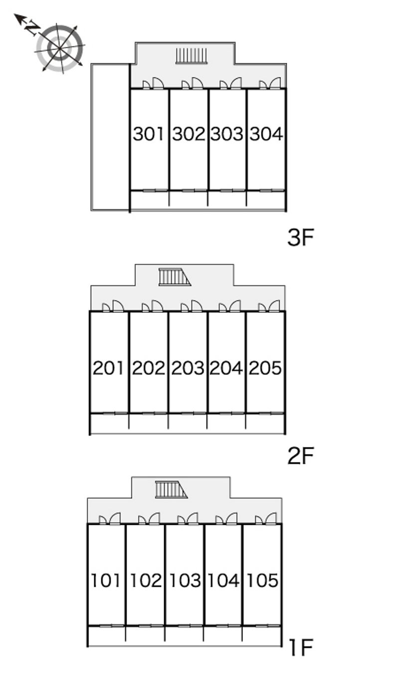 レオパレスＳ 間取り配置図