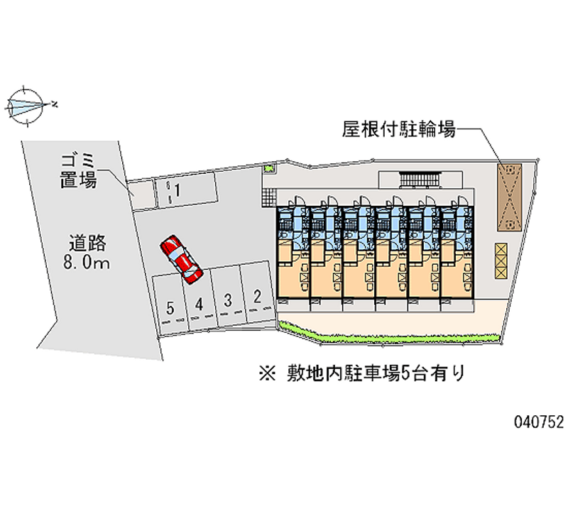 40752 Monthly parking lot