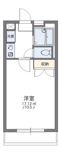 レオパレスパストラル 間取り図