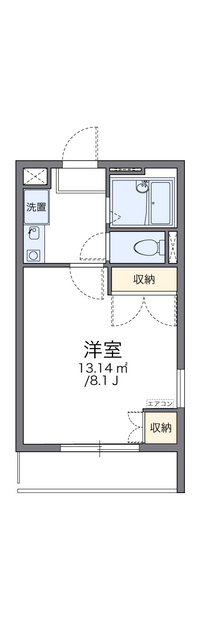 レオパレス美堀 間取り図