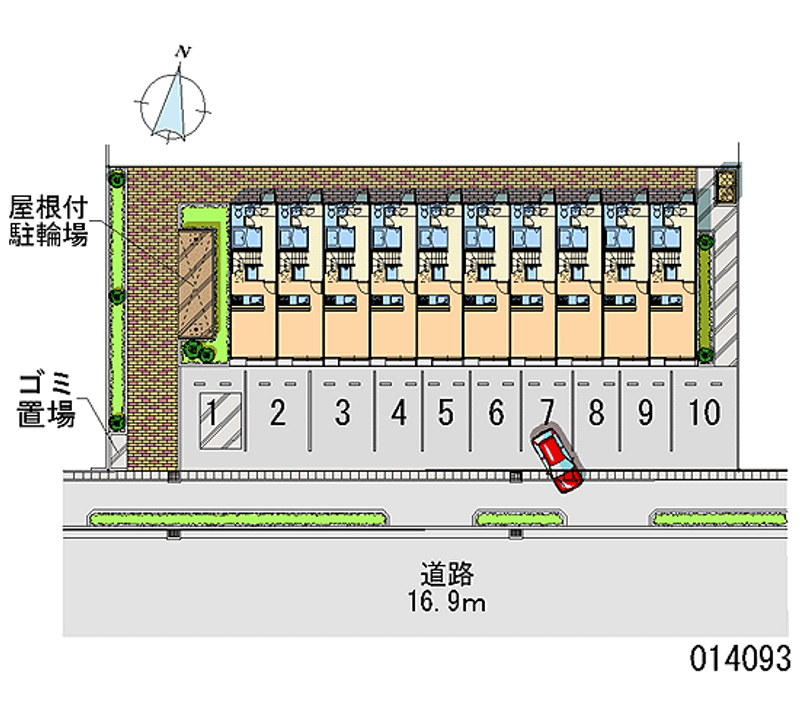 14093 Monthly parking lot