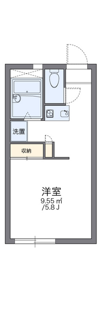 レオパレスエスパドン 間取り図