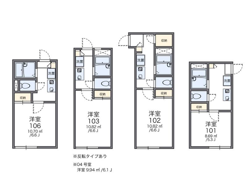 レオパレス峰岡 間取図