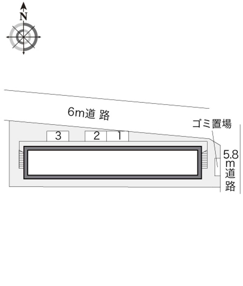 レオパレス初雁 配置図
