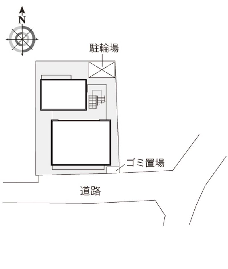 レオパレス上野西宏和 配置図