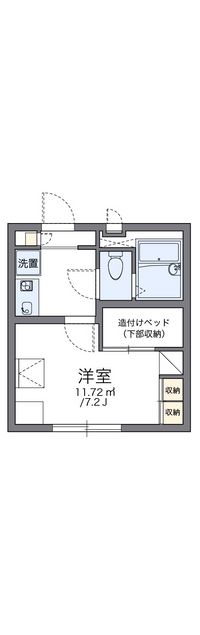 レオパレスイースト成瀬 間取り図