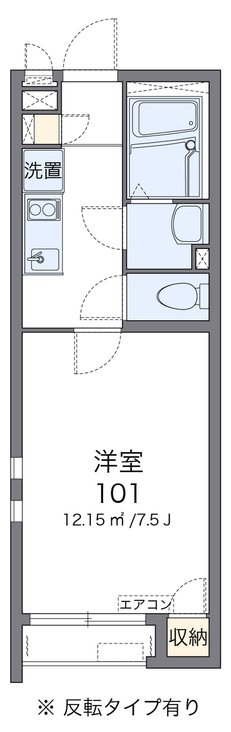 クレイノ桜ルミナス 間取図