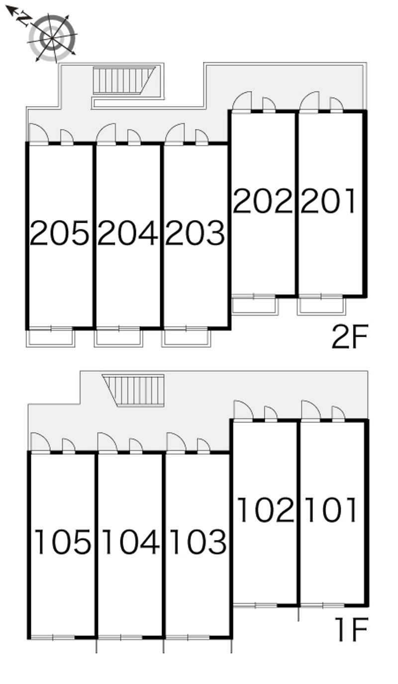 レオパレスＫＡＭＯＮⅡ 間取配置図