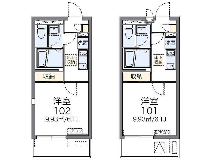 レオネクストＨＡＲＵ 間取図