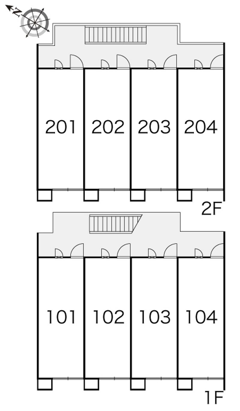 レオパレスＩＴＡＴＳＵ 間取り配置図