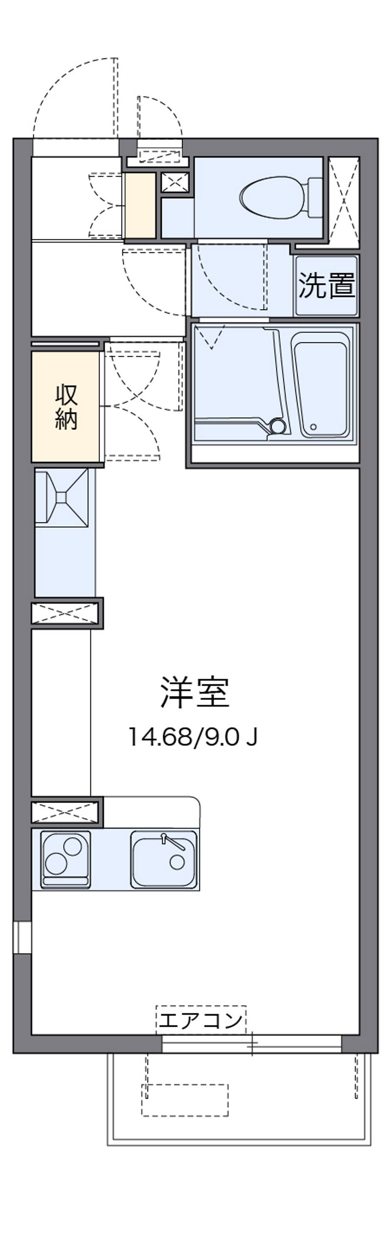 ミランダ阿星Ⅱ 間取図