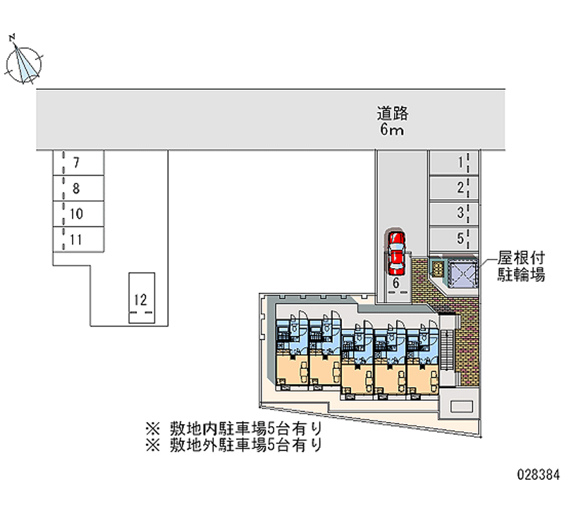 レオパレスモンパレル 月極駐車場