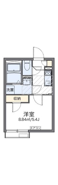 レオネクストルーエ 間取り図