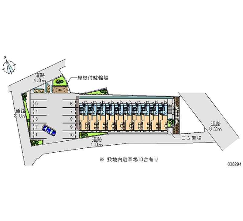 レオパレス川口 月極駐車場