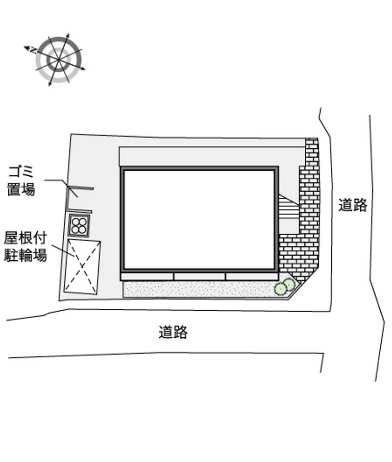 レオパレス極楽寺 配置図