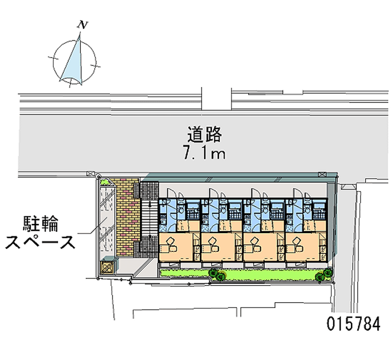 レオパレスマリーハイム六甲 区画図