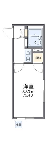 レオパレスＭＡＫＩ 間取り図