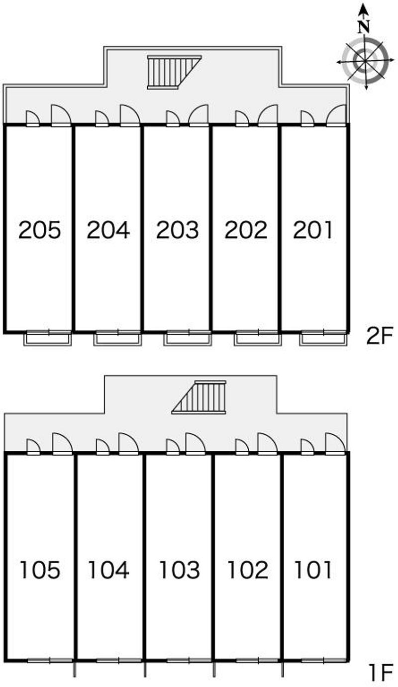 レオパレスコンフォート吉良 間取り配置図
