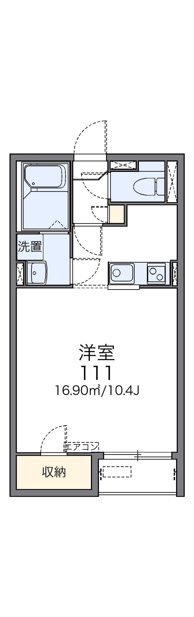 レオネクストウイング　片山Ⅱ 間取図