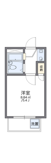 レオパレス豪徳寺 間取り図