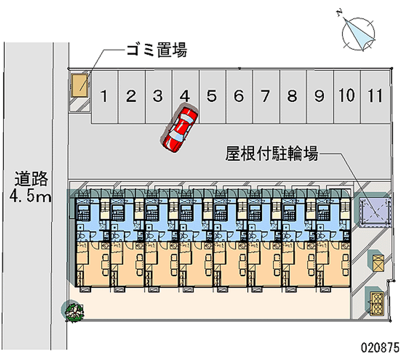 レオパレスセレッソ 月極駐車場