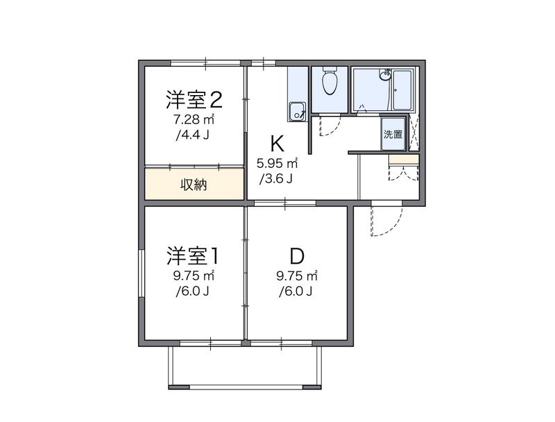 レオパレスエル・ソールＡ　 間取図