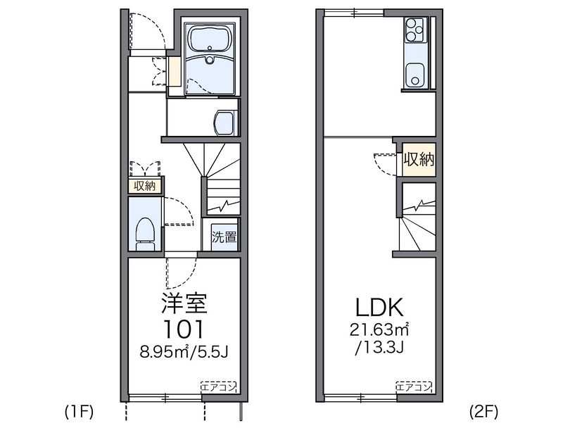 レオネクストグリーンパーク姫野 間取図