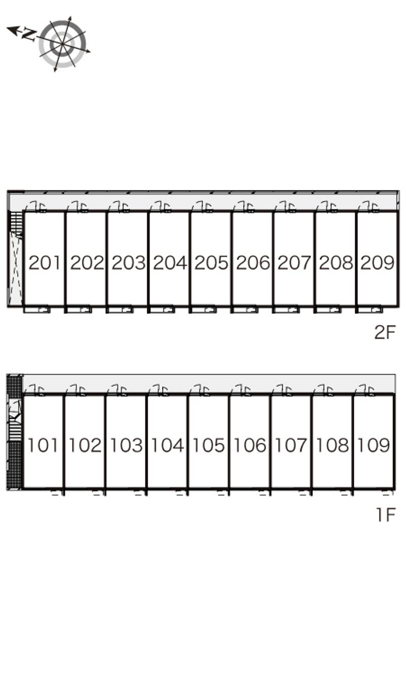 レオパレス金座 間取り配置図