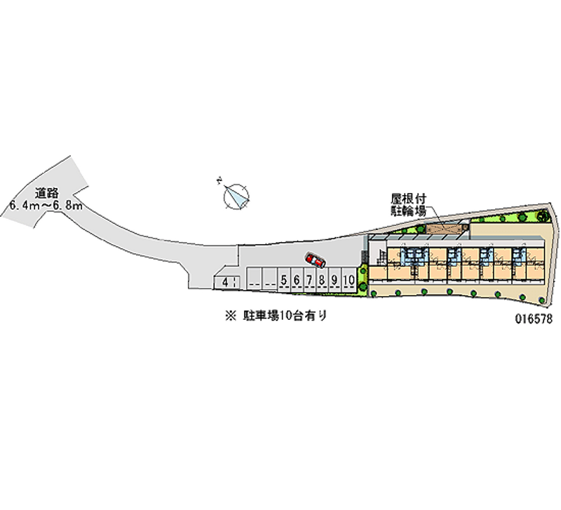 レオパレス翔 月極駐車場