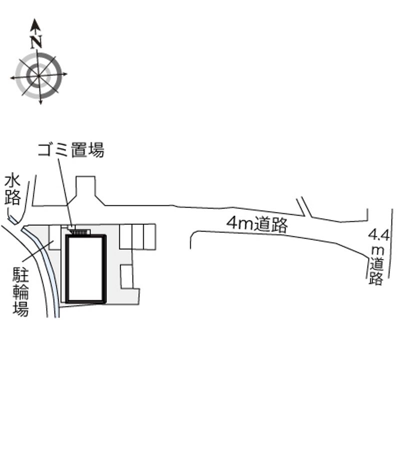 レオパレスリヴァースクェア 配置図
