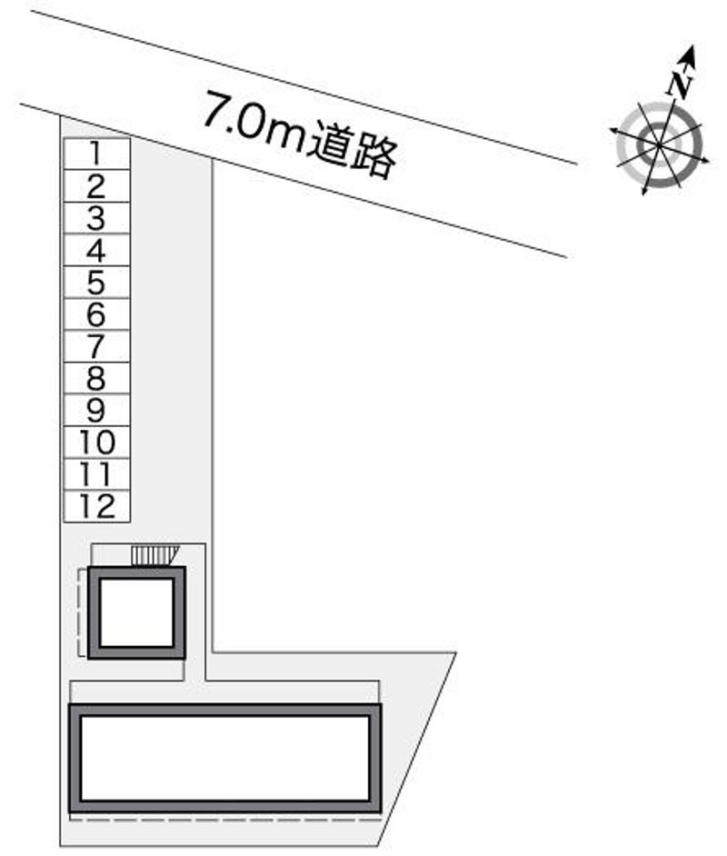 レオパレスＳＴＯ 配置図