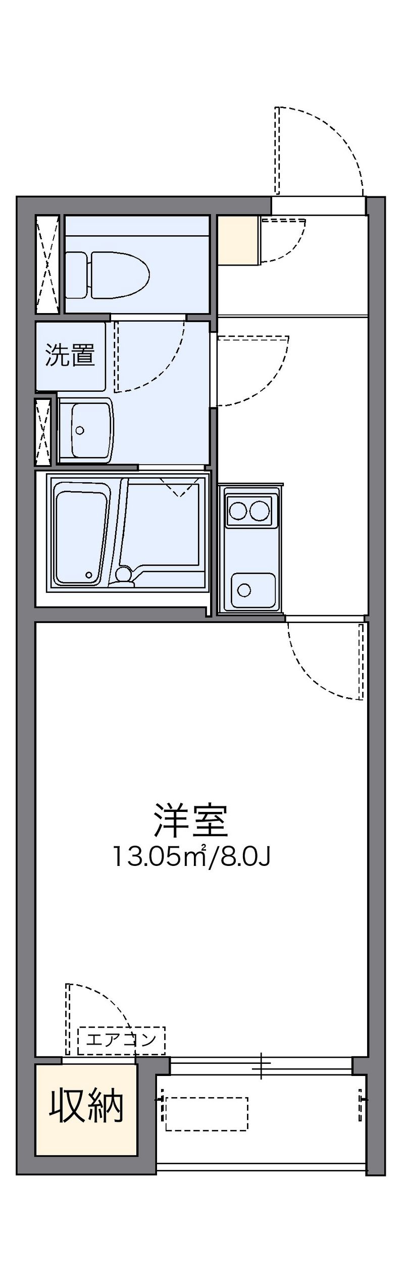 レオネクストＹＯＫＥＰＡＬＡＣＥ２ 間取図