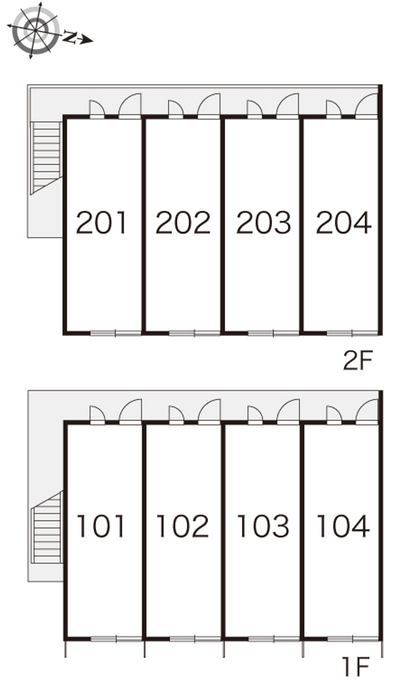 leopalace Kureha II Floor plan layout diagram