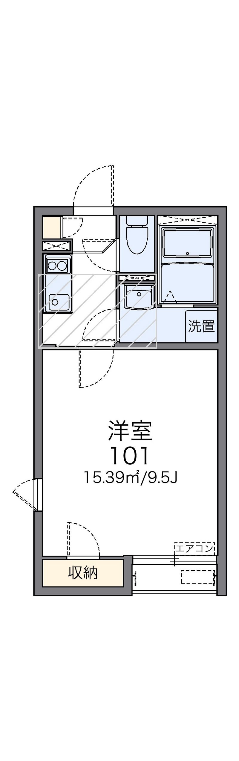 レオネクストサーフライダーⅡ 間取図