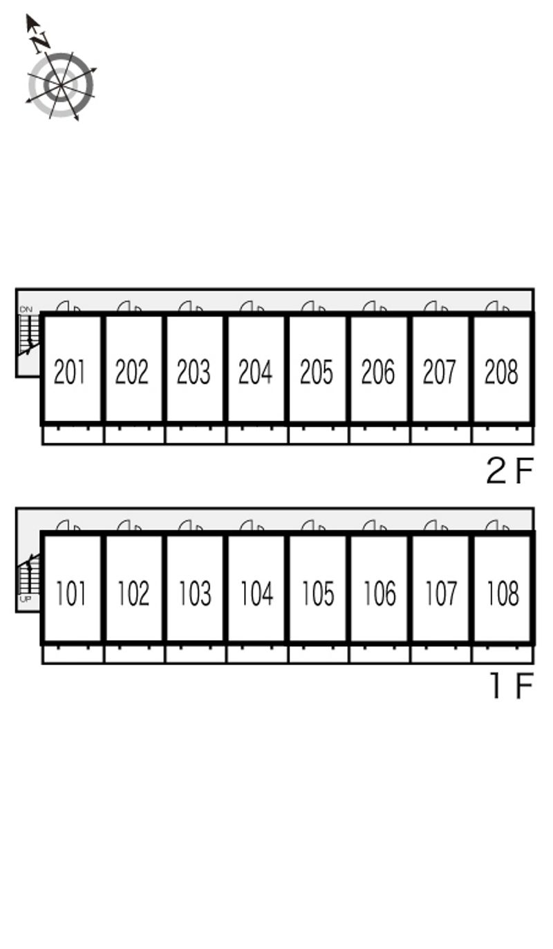 レオパレスアルナージ 間取配置図